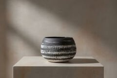 ATRA SİYAH VAZO/SAKSI