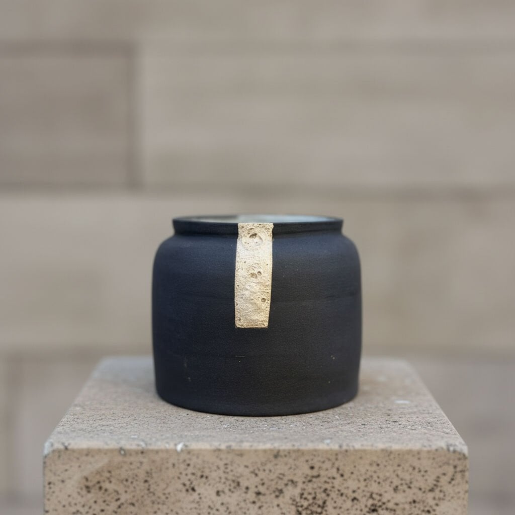 ATRA SİYAH VAZO & SAKSI